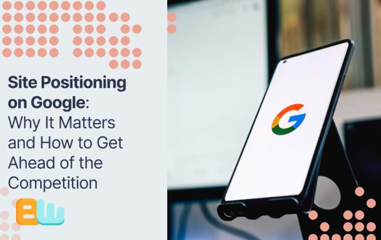 site positioning on Google