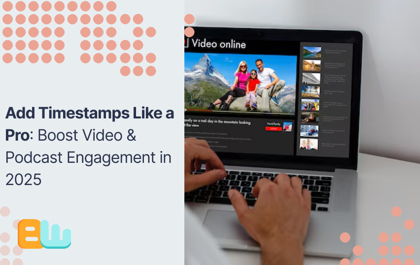a person watching a video