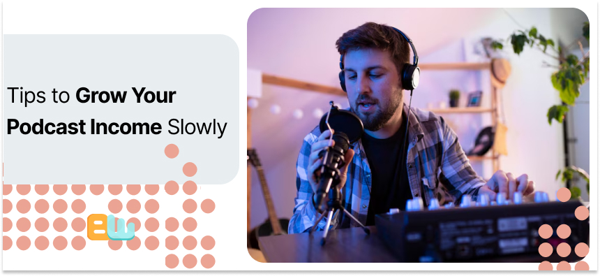 a guy recording a Podcast