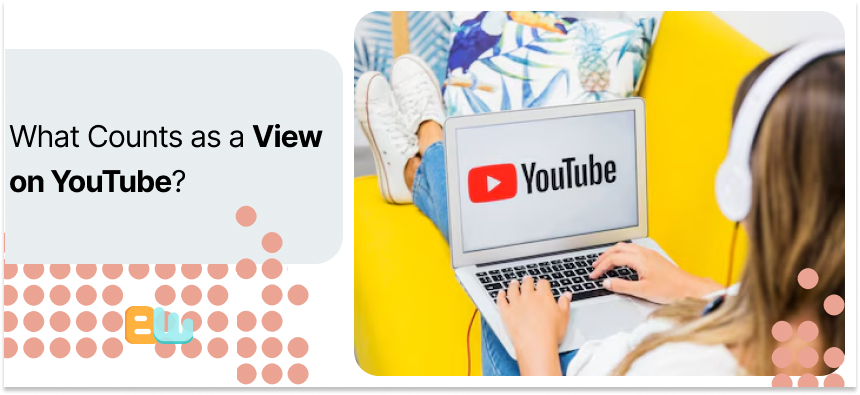 a girl watching a YouTube video