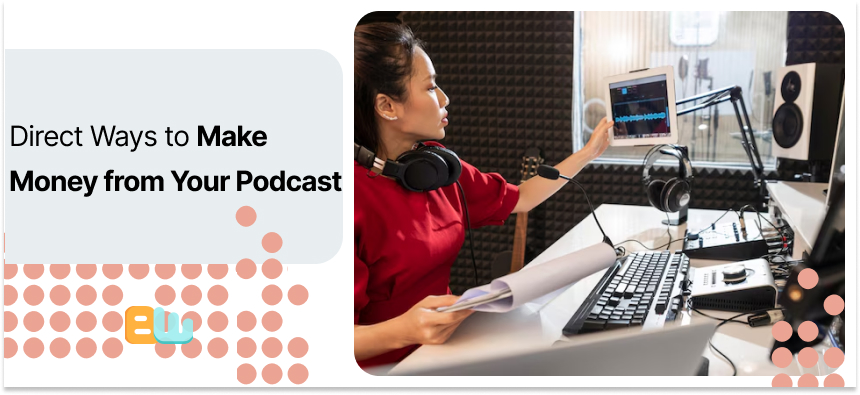 a person creating a podcast