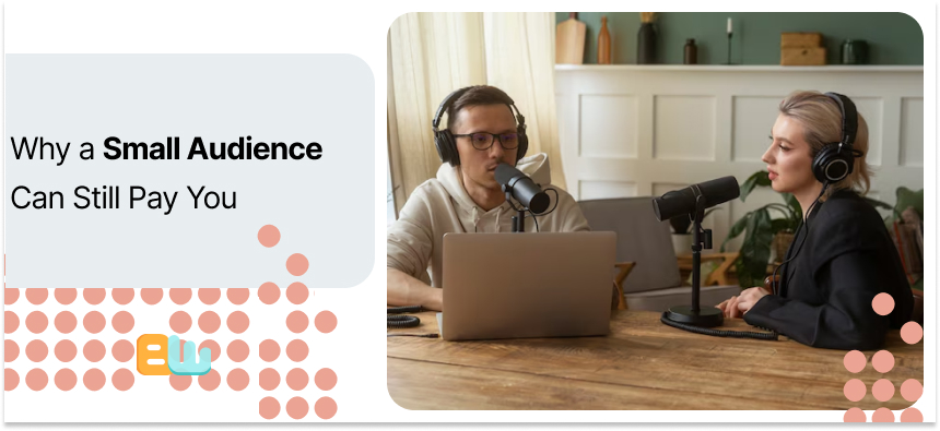 two people creating podcast