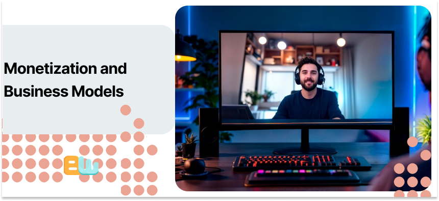 a guy watching a video