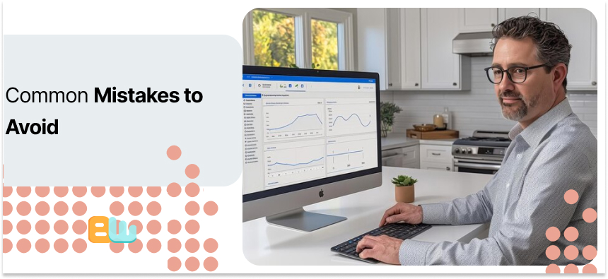 a man checking statistics