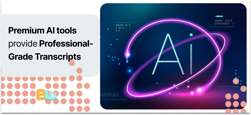 AI written on a blue background