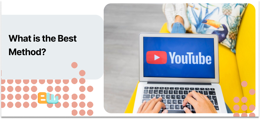 Youtube logo on a laptop