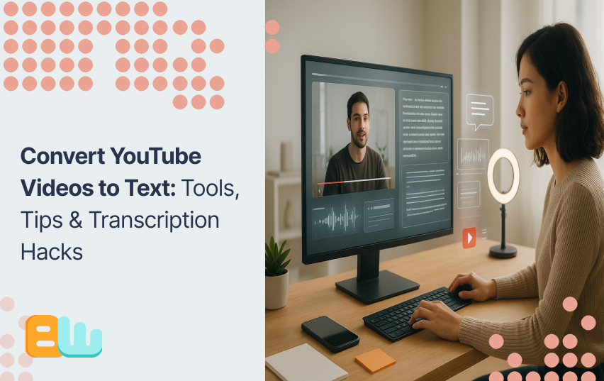 Convert YouTube Videos to Text: Tools, Tips & Transcription Hacks