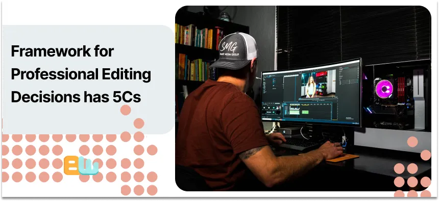 a man editing a video on his computer