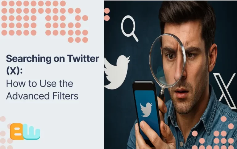 A man looking at a phone with a magnifying glass looking confused