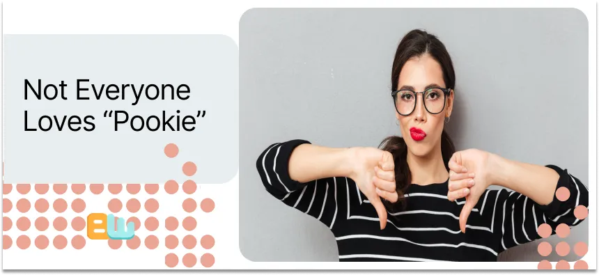 A woman giving double thumbs down 