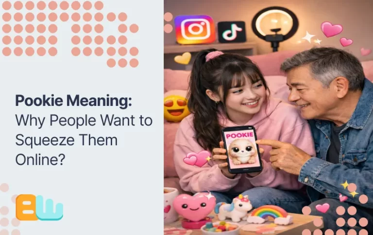 A young girl teaching her grandpa the meaning of the word pookie