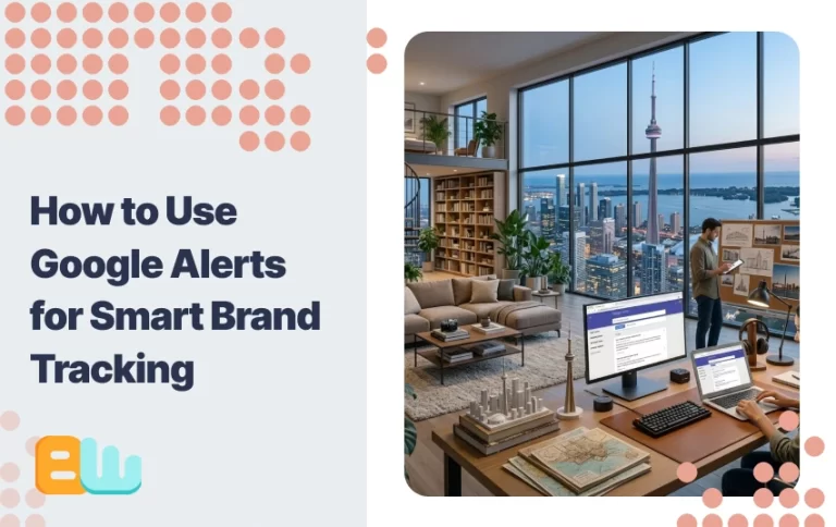 Women using google alert for branding